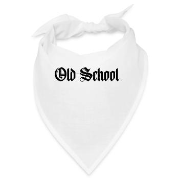 old school - Bandana - Weiß - Vorne