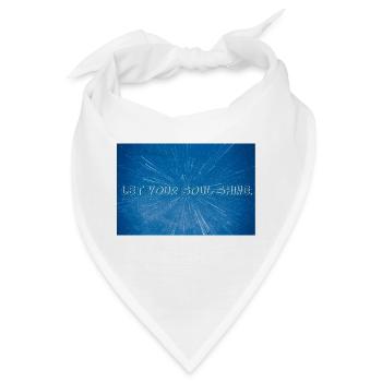 Strahle von innen. - Bandana - Weiß - Vorne