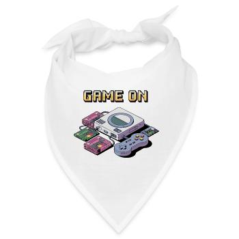 Retro-Spielkonsolen-Design - Bandana - Weiß - Vorne