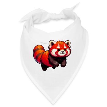 Kleiner Panda - Bandana - Weiß - Vorne