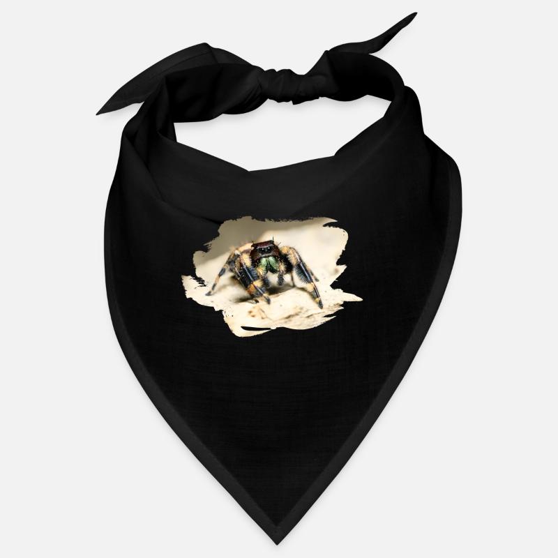 phidippus otiosus jumping spider, spring spinne Bandana