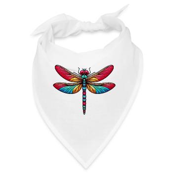 Libelle - Bandana - Weiß - Vorne