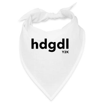 hdgdl Y2K schwarz - Bandana - Weiß - Vorne