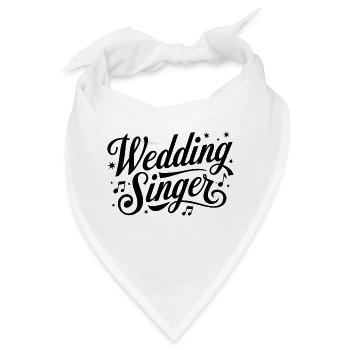 Hochzeit Sänger - Bandana - Weiß - Vorne
