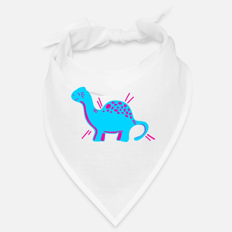 Dino Dinosaurier niedlich süß cartoon comic Pink Bandana