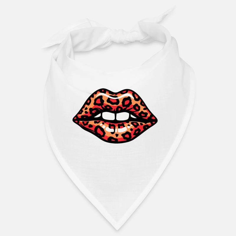 LEOPARD LIPS Bandana