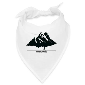 Trail Running Sport - Bandana - Weiß - Vorne