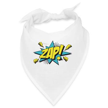 ZAP-Comic-Design - Bandana - Weiß - Vorne
