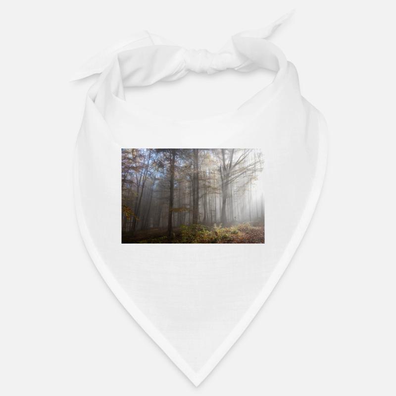 Herbststimmung - Bandana - Weiß