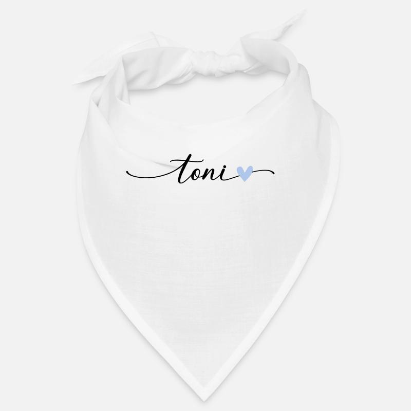Toni Name Calligraphy Font Bandana