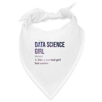 Data Science Data Science Data Science - Bandana - Weiß - Vorne