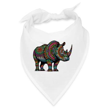 Nashorn - Bandana - Weiß - Vorne