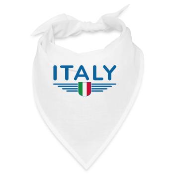 Rom Italien Fan Design T Shirt Outfit - Bandana - Weiß - Vorne