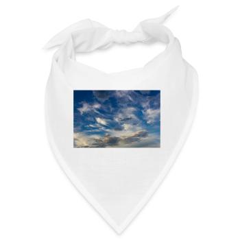 Der Himmel - Bandana - Weiß - Vorne