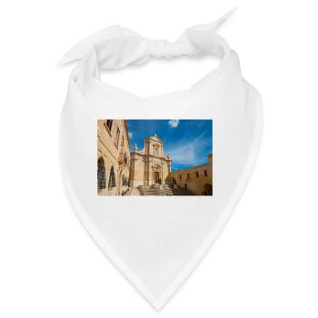 Gozo Kathedrale der Himmelfahrt Malta - Bandana - Weiß - Vorne