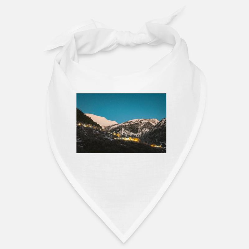 Alpen Glow On Agrafa mountain range in Greece Bandana