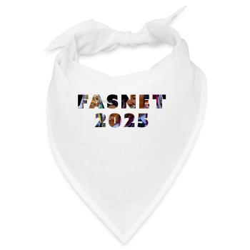 Rottweiler Fasnet 2025 - Bandana - Weiß - Vorne