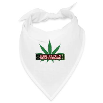 MEDIKAMENTEN-BRUDERSCHAFT - Bandana - Weiß - Vorne
