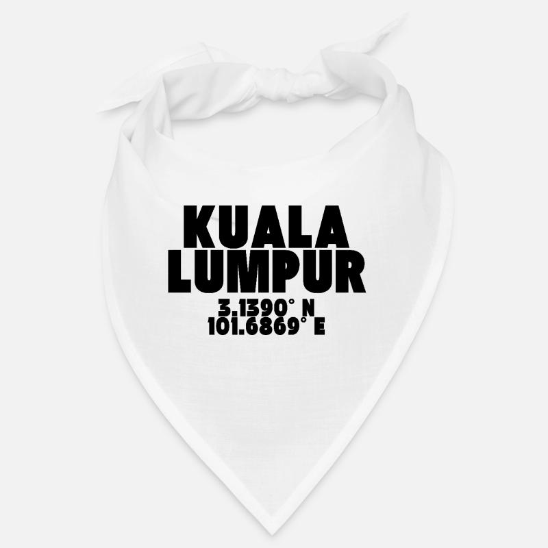 Kuala Lumpur - Conception avec coordonnées Bandana