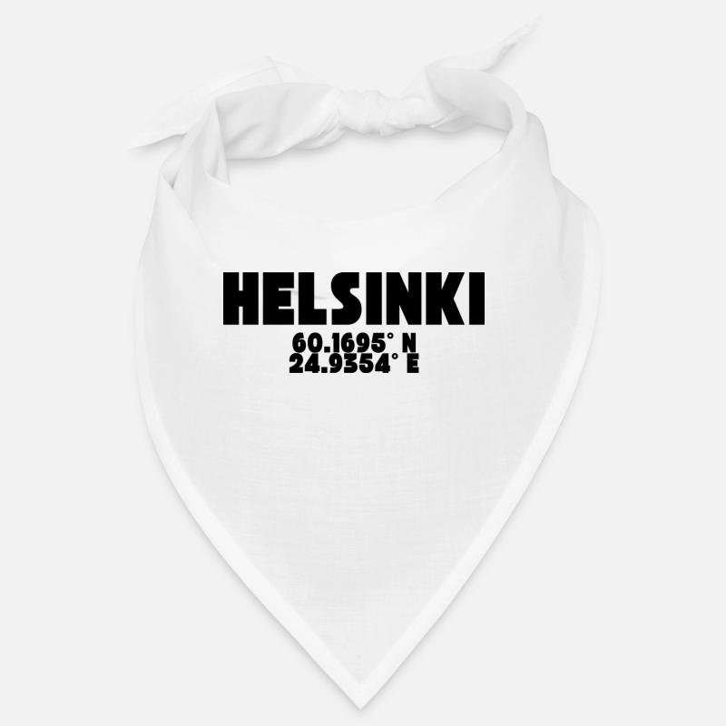 Helsinki - T Shirt Design with Coordinates Bandana