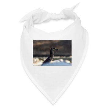Der Reiher - Bandana - Weiß - Vorne