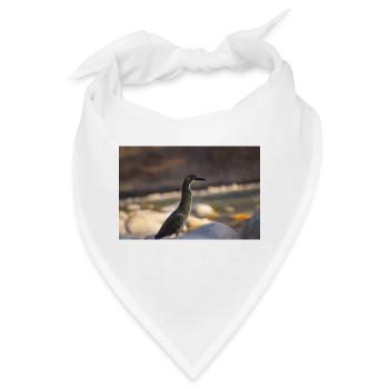 Der Reiher - Bandana - Weiß - Vorne
