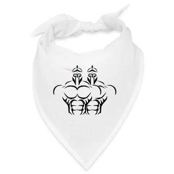 Alpha Twins Deluxe - Bandana - Weiß - Vorne