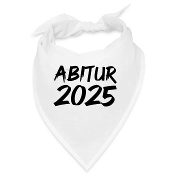 abitur 2025 - Bandana - Weiß - Vorne
