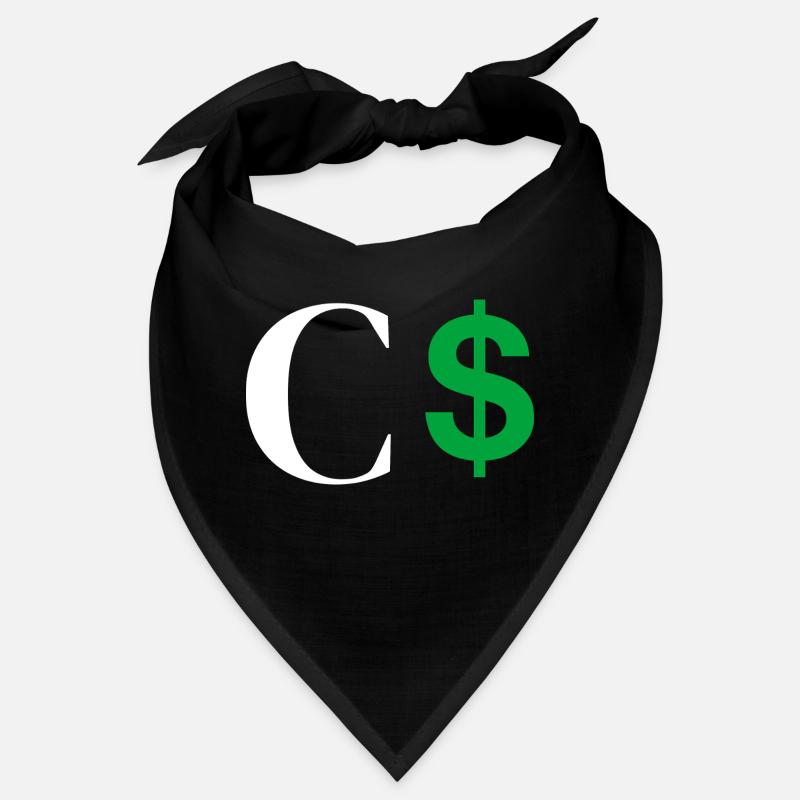 Buchstabe c Dollar Bandana