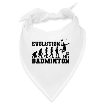 Badminton Evolution Silhouette - Bandana - Weiß - Vorne