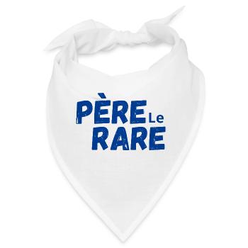 Seltene Perle Papa - Papa Geschenkidee - Bandana - Weiß - Vorne