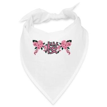 Sakura [jap.] - Bandana - Weiß - Vorne