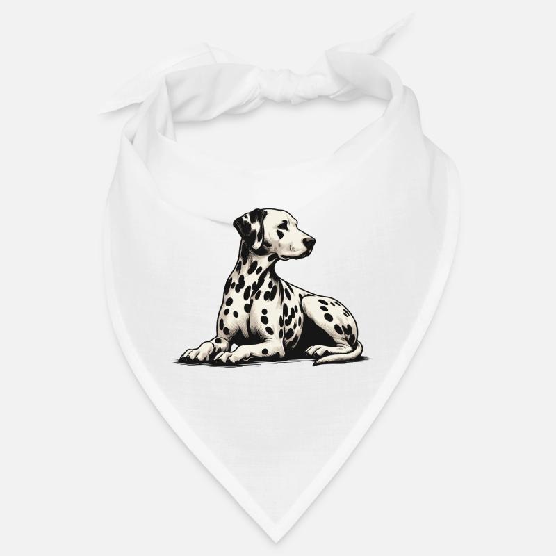 Dalmatiner - Bandana - Weiß