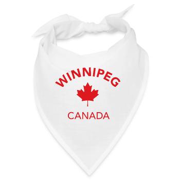 WINNIPEG CANADA - Bandana - Weiß - Vorne