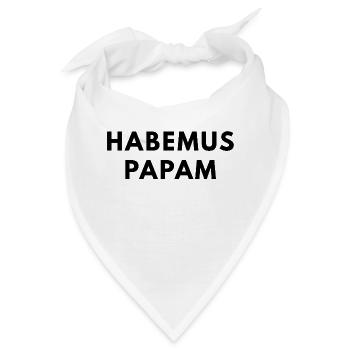Habemus Papam - Wir haben einen Papst - Bandana - Weiß - Vorne