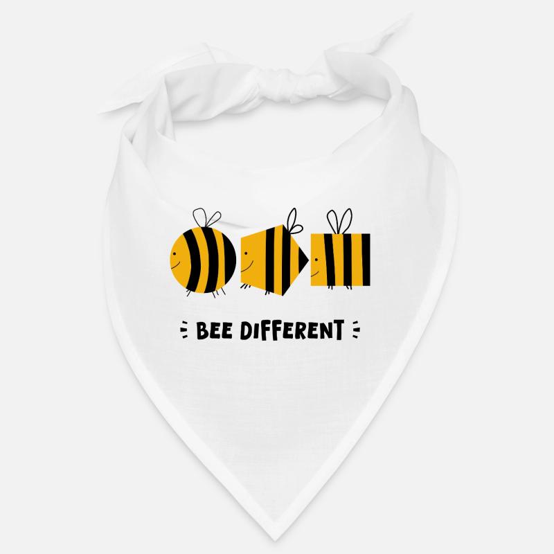 Bee Different – Unique Bee Doodle, Playful Art Bandana