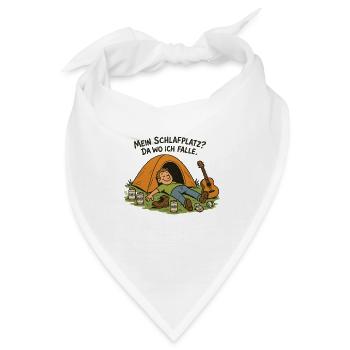 Campingplatz lifestyle - Bandana - Weiß - Vorne