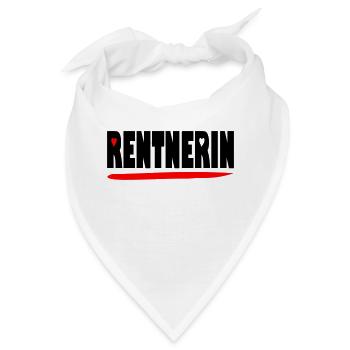 endlich Rentnerin - Bandana - Weiß - Vorne