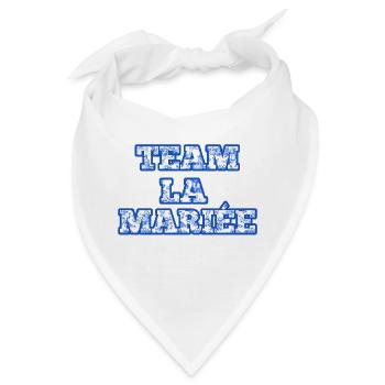 Blue Chinoiserie Brautteam - Bandana - Weiß - Vorne