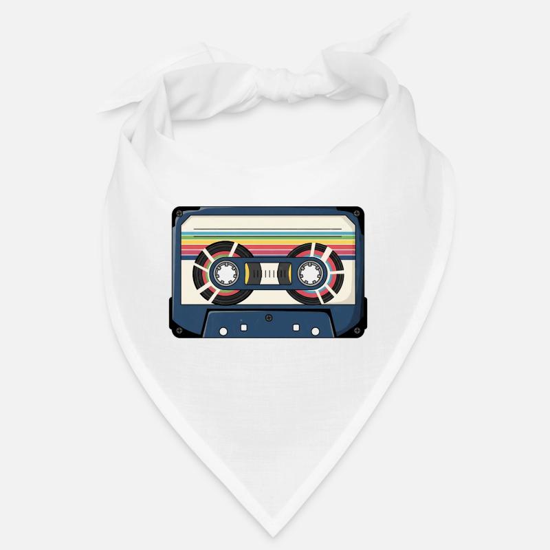Retro Cassette Sticker Bandana