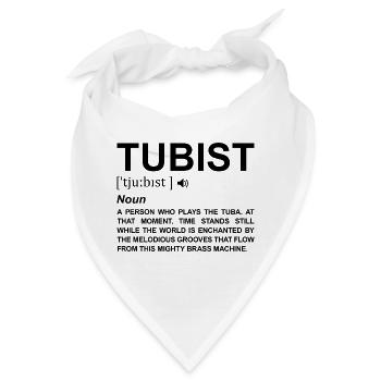 Tubist Bedeutung - Bandana - Weiß - Vorne