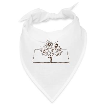 Schreiben stärkt - Bandana - Weiß - Vorne