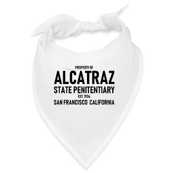 Alcatraz - State Prison - 1934 - San Francisco - Bandana - Weiß - Vorne