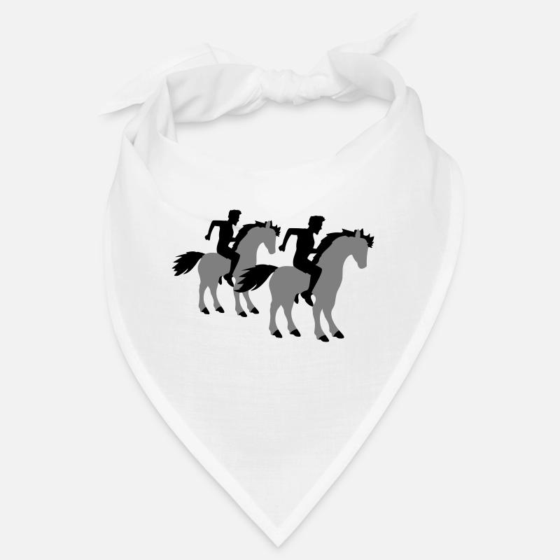 2 Chevaux Cavalier Sport d’équipe Hommes Garçons Amis Bandana