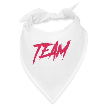 team - Bandana - Weiß - Vorne