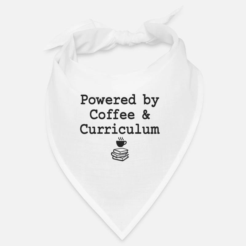 Powered by Coffee &amp; Curriculum Coffee Statement Bandana