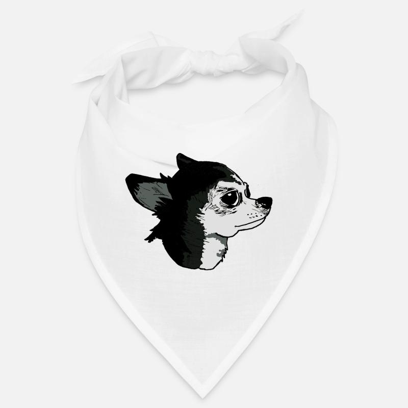 Illustration de chien tendre de style mignon Bandana