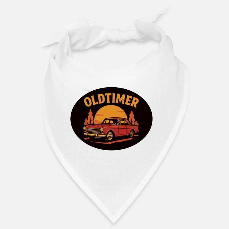 Vintage Auto Oldtimer Sunset Design Bandana