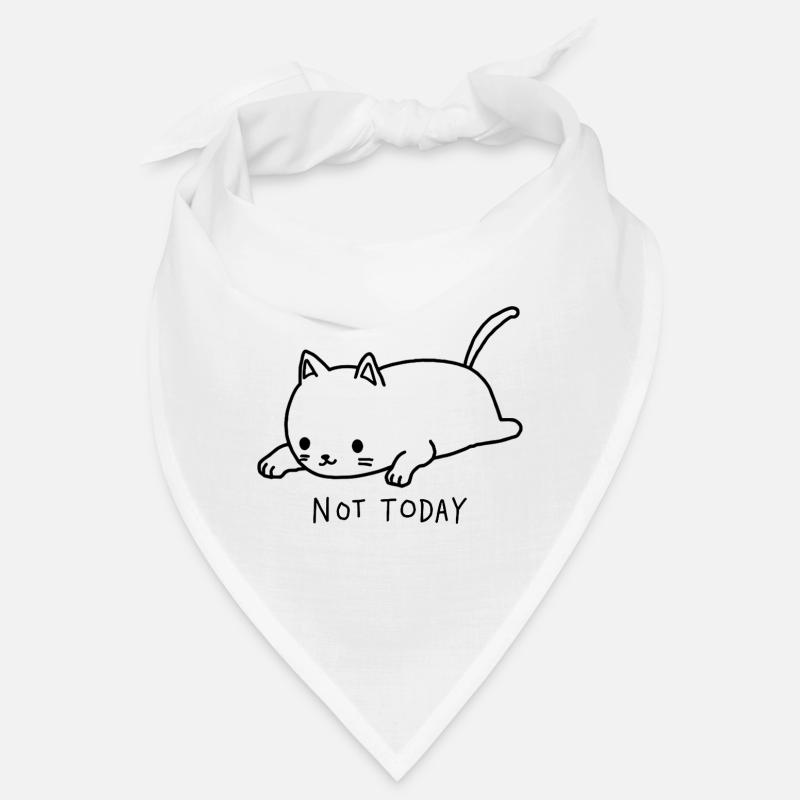 Cat Not Today I don't feel like it Bandana