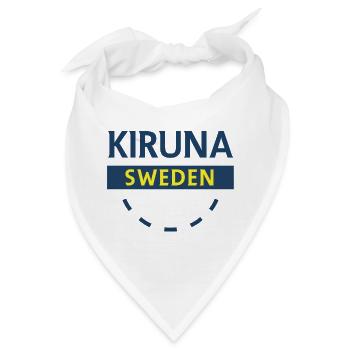 Kiruna Arktis Emblem - Bandana - Weiß - Vorne